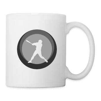 Softball Spieler Baseball Baseball - Tasse - Weiß - Rechts