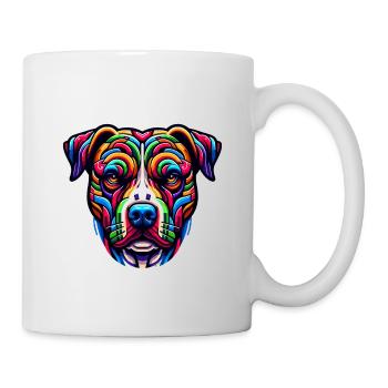 Mera Art Painted Dog three - Mug - white - Right