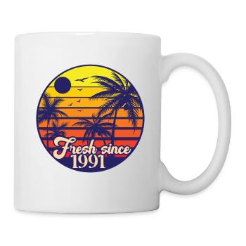 Millésime 1991 - Mug blanc - blanc - Droite