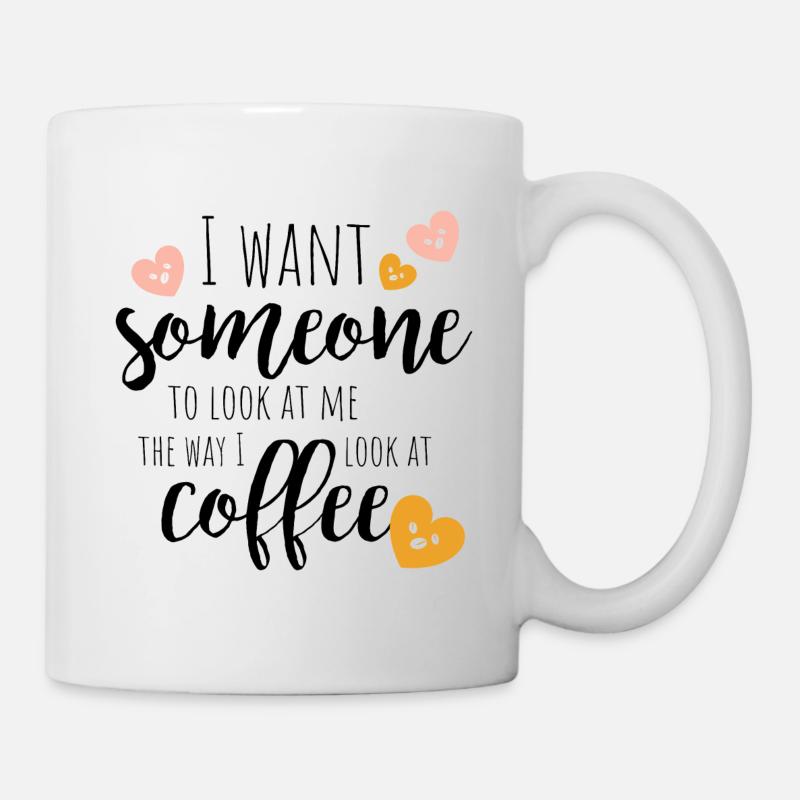 L’amour du café - Mug blanc - blanc