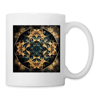 Fractal Mandala - Mug - white - Right