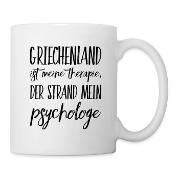 Lustiger Griechischer Spruch Griechenland Geschenk - Tasse - Weiß - Rechts