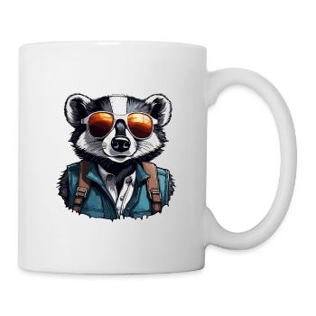Badger / Rodent / Animal / Stripe / Wild - Mug - white - Right