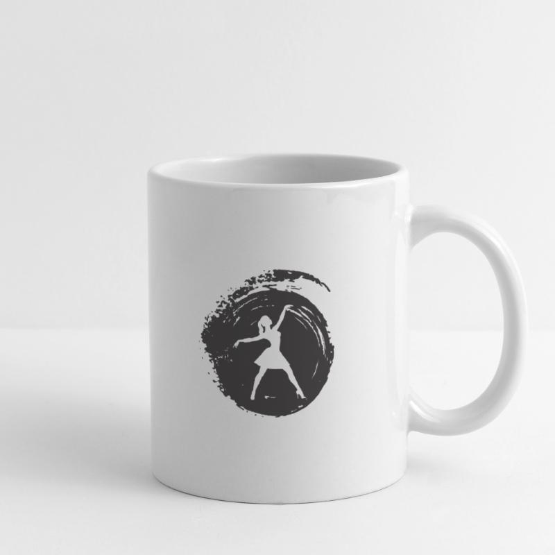 Danseuse de ballet Danseuse de ballet Danseuse de ballet Mug blanc