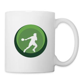 Racket Squash Player Racket - Mug - white - Right