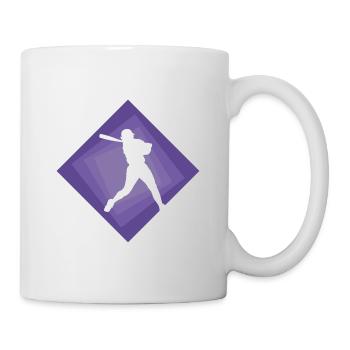 Softball Pitcher Softball Bat - Mug blanc - blanc - Droite