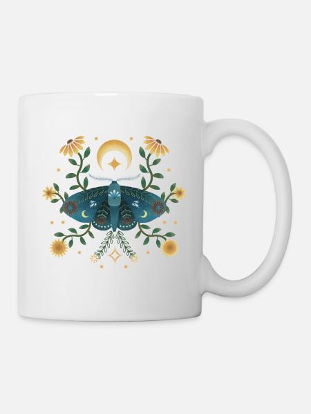 Motte - Tasse - Weiß