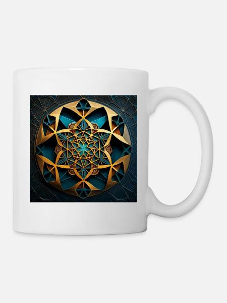 Sacred Geometry - Mug - white