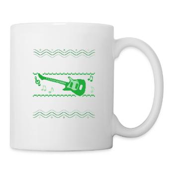 PULL DE NOËL MOCHE, JINGLE BELL ROCK-STAR - Mug blanc - blanc - Droite