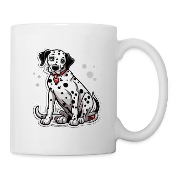 Dalmatian / Dog / Animal / Pet / Barking - Mug - white - Right