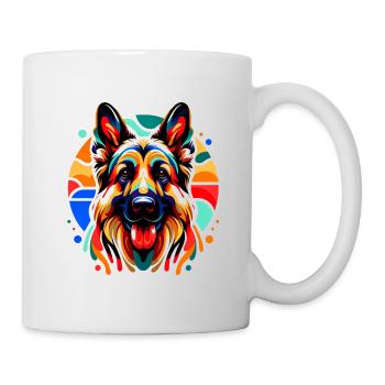 Painted Dog five - Tasse - Weiß - Rechts