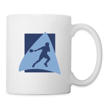 Raquette Squash Squash Joueur de squash - Mug blanc - blanc - Droite