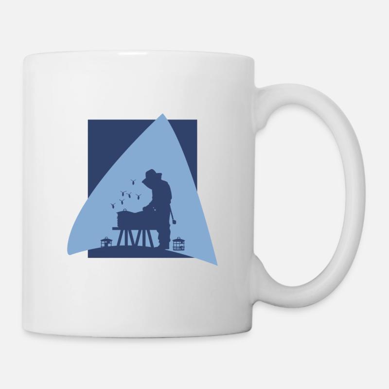 Apiculture Abeille Abeille Abeille - Mug blanc - blanc