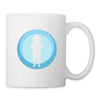 Abeilles Abeilles Nid d’abeille - Mug blanc - blanc - Droite