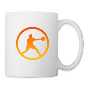 Joueurs de squash Raquettes de squash Joueurs de squash - Mug blanc - blanc - Droite