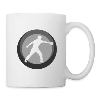 Table Tennis Player, Table Tennis Racket Tennis - Mug - white - Right