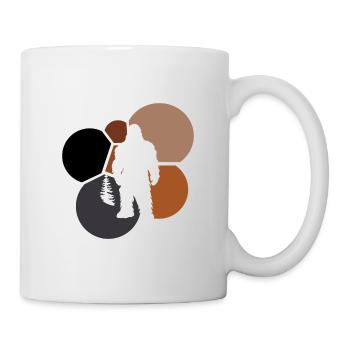 Big foot Bigfoot Yéti Yéti - Mug blanc - blanc - Droite