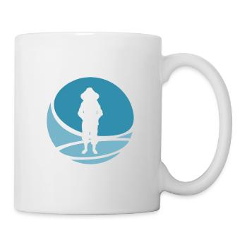 Abeille abeilles nid d’abeille - Mug blanc - blanc - Droite