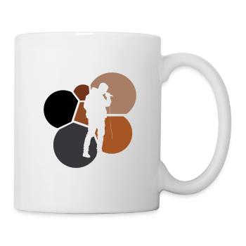Beatboxing DJ Djing - Mug blanc - blanc - Droite