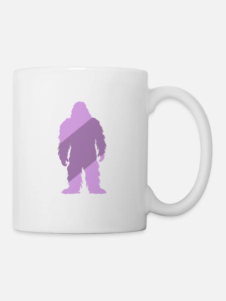Lochness Big foot Lochness - Tasse - Weiß