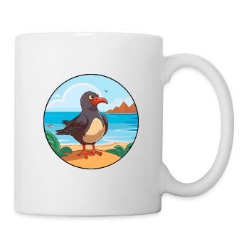 Bird Watercolor Cartoon Kawaii Clipart Animal - Mug - white - Right