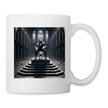 Fart Souls - Hollow Knight on Porcelain Throne #09 - Mug - white - Right