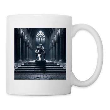 Fart Souls - Hollow Knight on Porcelain Throne #10 - Mug - white - Right