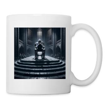 Fart Souls - Hollow Knight on Porcelain Throne #11 - Mug - white - Right