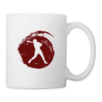 Baseball Pitcher Softball Spieler - Tasse - Weiß - Rechts