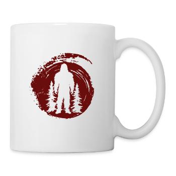 Big foot Lochness Yeti Big foot - Tasse - Weiß - Rechts
