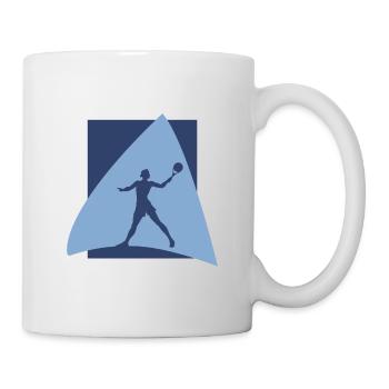 Beach Ball Joueur de tennis Beach Tennis - Mug blanc - blanc - Droite