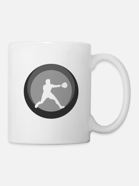Squashschläger Schläger Squashschläger - Tasse - Weiß