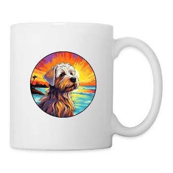 Cao De Seo Miguel Dog Breed Colorful Cartoon Water - Mug - white - Right