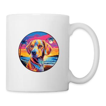 Chien Francais Dog Breed Colorful Cartoon Watercol - Mug - white - Right