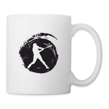 Baseball Baseball Softballspieler - Tasse - Weiß - Rechts