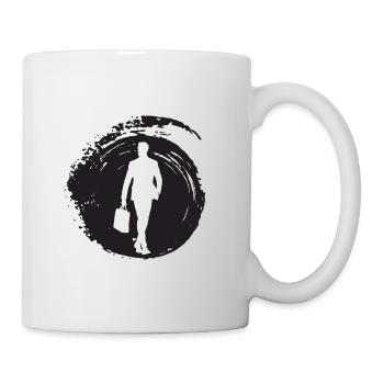 Banks Stock Exchange Businessman - Mug - white - Right