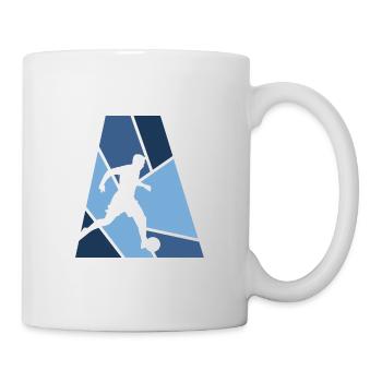 Beach Soccer Beach Soccer Beachball - Tasse - Weiß - Rechts