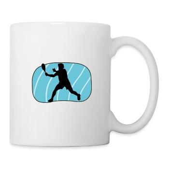 Raquettes de squash Joueurs de squash Joueurs de squash - Mug blanc - blanc - Droite