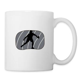 Pickleball Player Ball Sports Pickleball Racket - Mug - white - Right