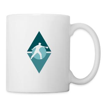 Table tennis player Table tennis Table tennis - Mug - white - Right