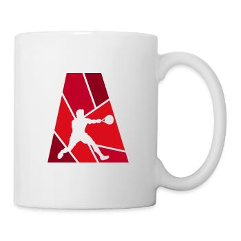 Squash Squash Joueur de squash Squash - Mug blanc - blanc - Droite