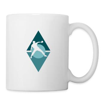 Table tennis, table tennis, table tennis player - Mug - white - Right