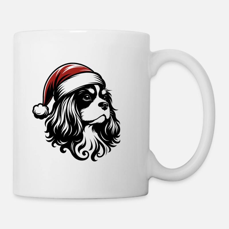 Cavalier King Charles - Canine Christmas - Mug - white