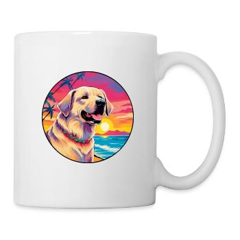 Kangal Dog Breed Coloré Cartoon Aquarelle - Mug blanc - blanc - Droite