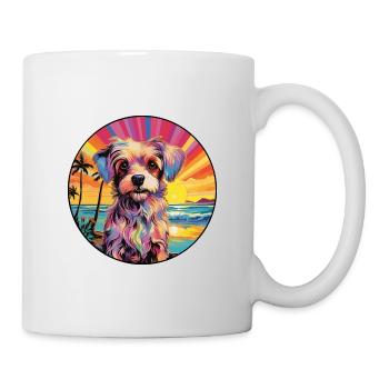 Perro de Presa Mallorquinische Hunderasse Bunte Carto - Tasse - Weiß - Rechts