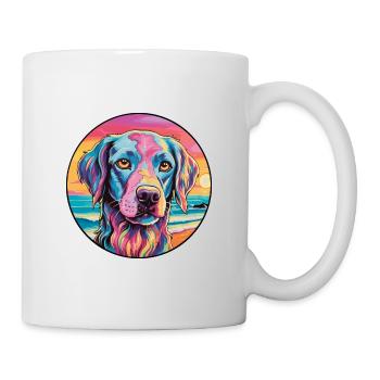 Sapsali Dog Breed Colorful Cartoon Watercolor - Mug - white - Right