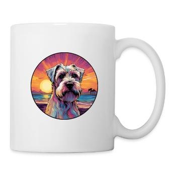 Soft Coated Wheaten Terrier Dog Breed Colorful Car - Mug - white - Right