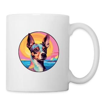 Jouet Fox Terrier Race De Chien Coloré Cartoon Waterco - Mug blanc - blanc - Droite