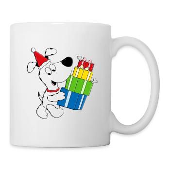 WEIHNACHTEN - GESCHENKE - HUND - TIERISCH - Tasse - Weiß - Rechts