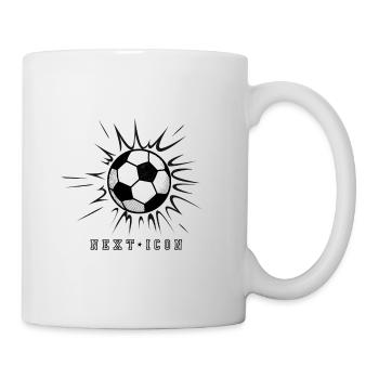 Fußball Kids Next Icon - Next Soccer Pro - Tasse - Weiß - Rechts